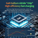 PURSUIT GaN Wall Charger with Retractable USB-C & Lightning Cables and Folding Plug