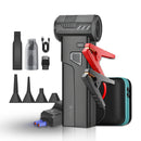 5-in-1 Jump Starter with Air Duster, Portable Vacuum, 2000A Car Battery Booster, Air Inflator/Deflator, 8000mAh Power Bank - 130000RPM Blower Fan Multi-Function Emergency Tool for Car &amp; Outdoor Use