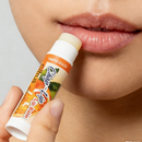 Vitamin E Lip Balm,  Natural Lip Moisturizer for Cracked & Dry Lips, Coconut and Orange Flavor