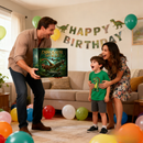 6 Pcs Big Dinosaur Toys Set,Realistic-Looking Dino T-Rex Carnotaurus,Blue Velociraptor, Mosasaurus Toy for Boys Girls Children Kids 3-12 Years Old, Idea Brithday Christmas Gifts.