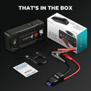 Pursuit UltraSafe Car Jump Starter, 1000A Jump Box Battery Booster Charger( 6.0L Gasoline or 3.0L Diesel), Jump Pack Powe Bank with Emergency Light & Compass for SUV and Trucks