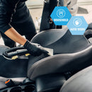 100pcs Heavy-Duty Black Nitrile Disposable Gloves | Latex-Free, Powder-Free, Durable & Stab-Resistant with Textured Fingertips for Grip - Multi-Purpose for Car Repair, Painting, Kitchen, Bathroom Cleaning