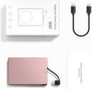 5000mAh Magsafe Power Bank Charger with Built-In USB C or Lightning Cable