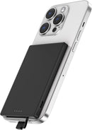 5000mAh Magsafe Power Bank Charger with Built-In USB C or Lightning Cable