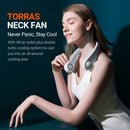 TORRAS L2 Series Portable Neck Fan, Hands Free Wearable Bladeless Fan, Ultra Light Rechargeable Mini USB Fan for Travel/ Home/ Office, 3 Speeds,Refurbished.