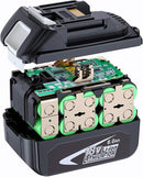 2Packs 18v Battery Replacement for 6.0Ah Lithium-ion Batteries Compatible BL1860B BL1850B BL1840B BL1830B BL1815B BL1860 BL1850 LXT - 18 Volt Tools