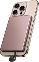 5000mAh Magsafe Power Bank Charger with Built-In USB C or Lightning Cable