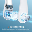 TORRAS L2 Series Portable Neck Fan, Hands Free Wearable Bladeless Fan, Ultra Light Rechargeable Mini USB Fan for Travel/ Home/ Office, 3 Speeds,Refurbished.