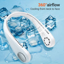 TORRAS L2 Series Portable Neck Fan, Hands Free Wearable Bladeless Fan, Ultra Light Rechargeable Mini USB Fan for Travel/ Home/ Office, 3 Speeds,Refurbished.