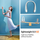 TORRAS L2 Portable Neck Fan Rechargeable Lightweight Neck Fans, 3 Speeds Powered Neck Air Conditioner Battery for Women & Men