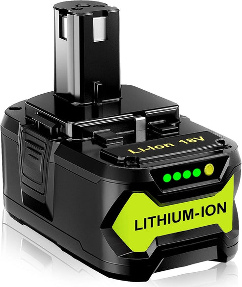 18V 6.0 Ah HIGH Capacity Battery for Ryobi ONE+ System P102 P103 P105 P107 P108 P109 P122 18-Volt w/LED Gauge Indicator Cordless Tool Battery