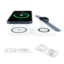 2-in-1 Foldable Magnetic Charger for Apple Watch, iPhone 15/14/13/12 Series & AirPods - Versatile Charger for Everyday Use Wearable Folding car