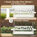 Wooden Porch Swing Heavy Duty 550 LBS Outdoor Patio Swing Bench for Adults with Hanging Chains & Upgraded Cupholders Two Person Front Porch Tree Swing Chair for Garden & Backyard & Balcony