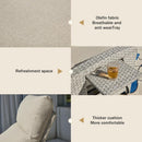 Upgraded Outdoor Recliner Chair, Reclining Patio Chairs with Adjustable Back up to 150°Lay Flat and Extended Footrest, Wicker Recliner Chairs with Flip Table and Removable Olefin Cushion