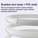 240W USB-C to USB-C PD Fast Charging Cable with Smart Power Display, Braided Durable Cable for Laptops, Tablets & Phones