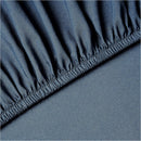 Lightweight Super Soft Easy Care Microfiber 3-Piece Bed Sheet Set with Extra Pillowcase, Twin XL, Navy Blue, Solid