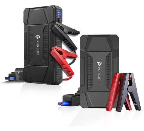 (2-Pack) Pursuit UltraSafe 12V Jump Starter & Power Bank with Emergency Flashlight