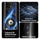 COOLIFY 2 Limited Edition Personal Bladeless 5,000 mAh Rechargeable A/C & Heater, 5-Speed